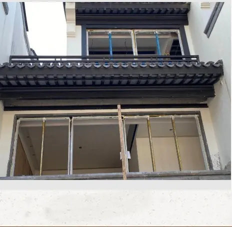 绿城和庐项目檐下挂落实拍