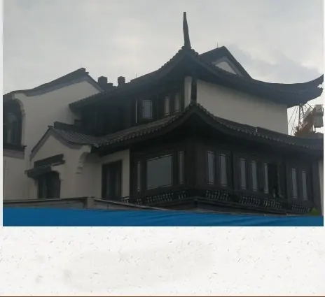 飞椽檐口安装施工实拍