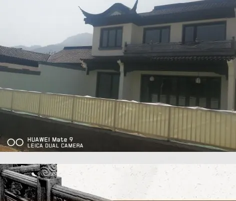 莫干溪谷项目檐口与栏杆实拍