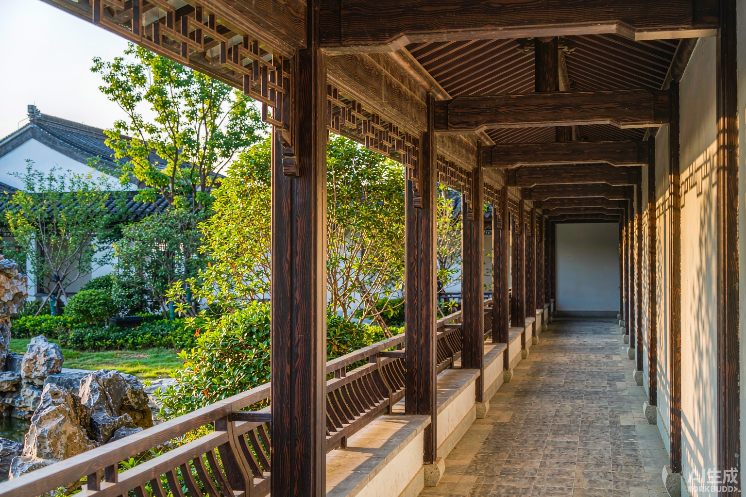 连廊 · 回廊 · 栏杆